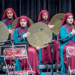 کنسرت دف نوازان نوای شورانگیز به همراهی گروه همنوازان سایه | عکس