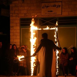 نمایش نهمین جشنواره بین المللی تیاتر خیابانی مریوان | عکس