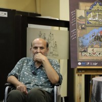 نمایش آنسوی افسانه | محمدرضا داوودنژاد شمع اجرای «آنسوی افسانه» را افروخت | عکس