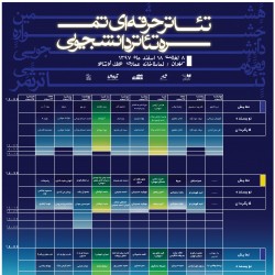 جشنواره دانشجویی و مردمی تیاتر «ثمر» دوره هشتم | دیوار | عکس