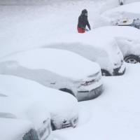 بارش سنگین برف؛ مادرید | عکس