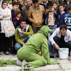 نمایش نهمین جشنواره بین المللی تیاتر خیابانی مریوان | عکس